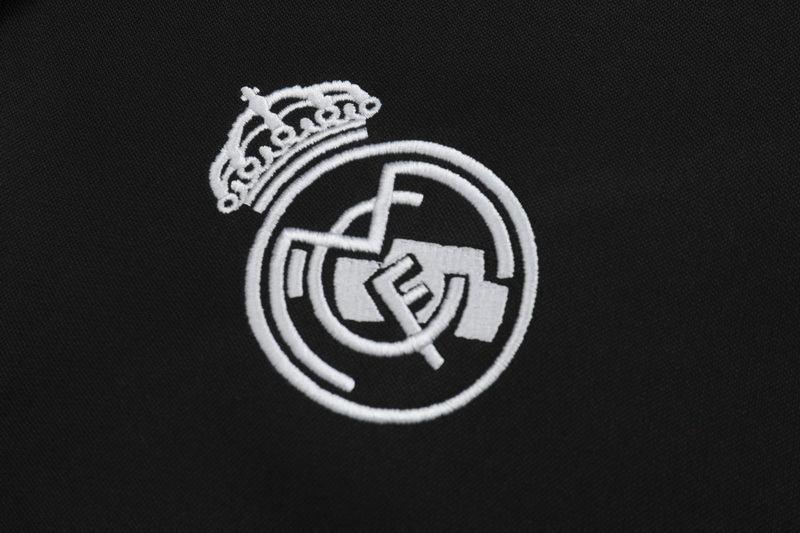Real Madrid Hoodie Training Kit Black (Jacket+Pants) 2021/22