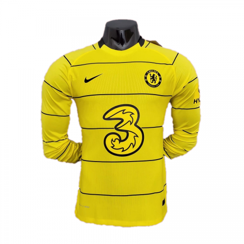 Chelsea No22 Willian Home Long Sleeves Jersey