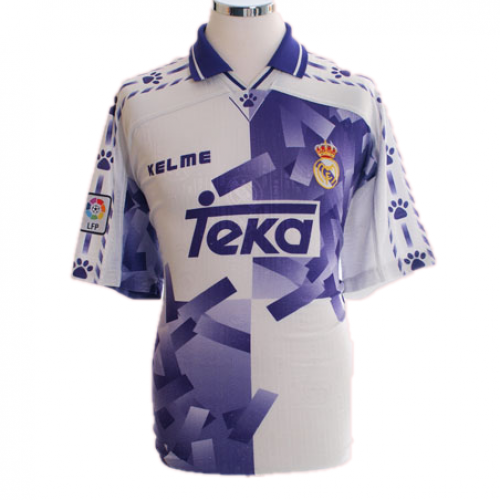 Retro Real Madrid Home Jersey 1996/97 By Kelme
