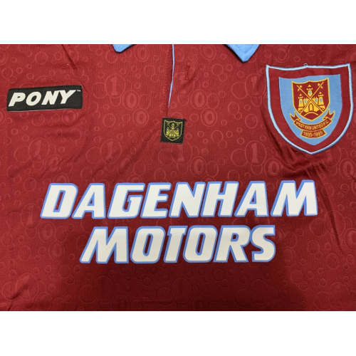 West Ham United 100th Anniversary Retro Jersey 1995/96