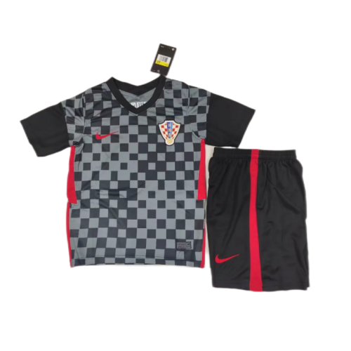 Croatia Kids Soccer Jersey Away Kit (Jersey+Short) 2020