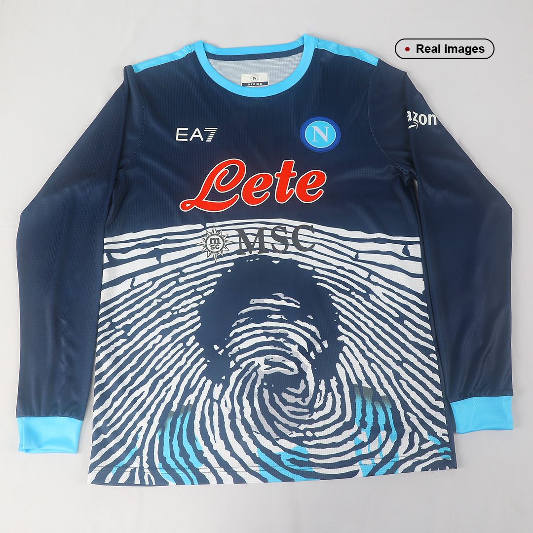 Napoli Maradona Ltd Edition Long Sleeve Soccer Jersey Replica 2021/22