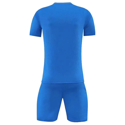 Customize Team Soccer Jersey Kit (Shirt+Short) Blue - 720