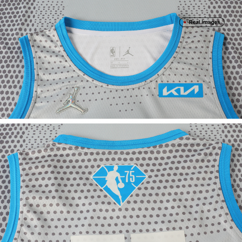 Men's Luka Doncic #77 Jordan Brand Gray 2022 NBA All-Star
