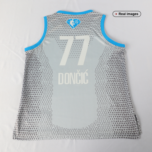 Men's Luka Doncic #77 Jordan Brand Gray 2022 NBA All-Star
