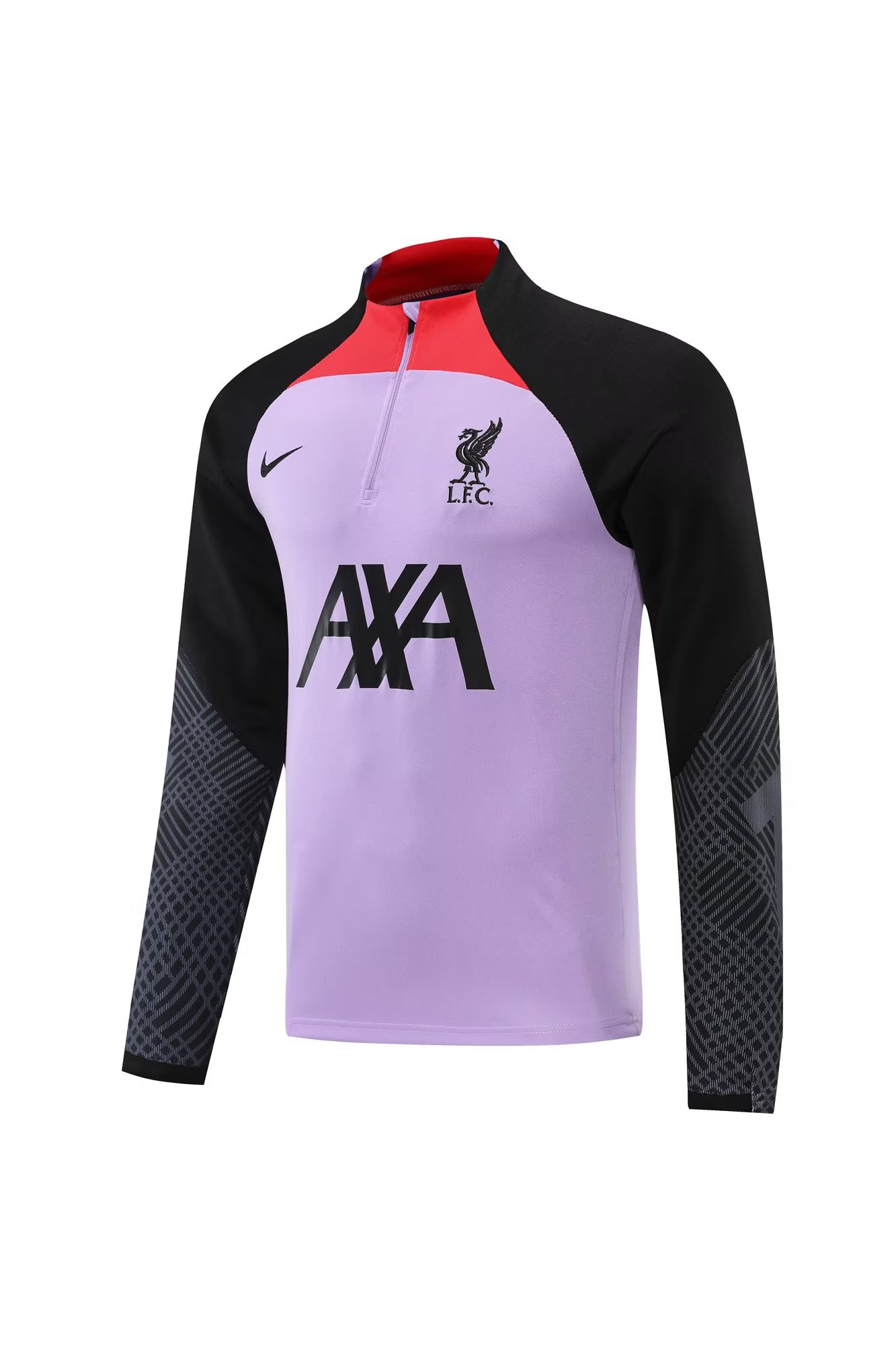 Liverpool Zipper Sweatshirt Kit(Top+Pants) Lavender 2022/23