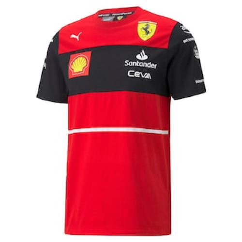 Scuderia Ferrari  F1 Racing Team T-Shirt #16 Red 2022