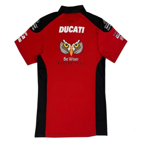 Ducati Lenovo Team Polo Shirt Red MineJerseys