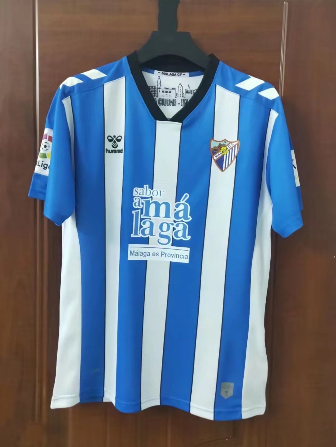 Malaga Soccer Jersey Home Replica 2022/23