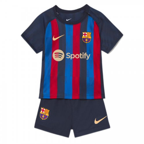 Barcelona Kids Jersey Home Kit(Jersey+Shorts) Replica 2022/23