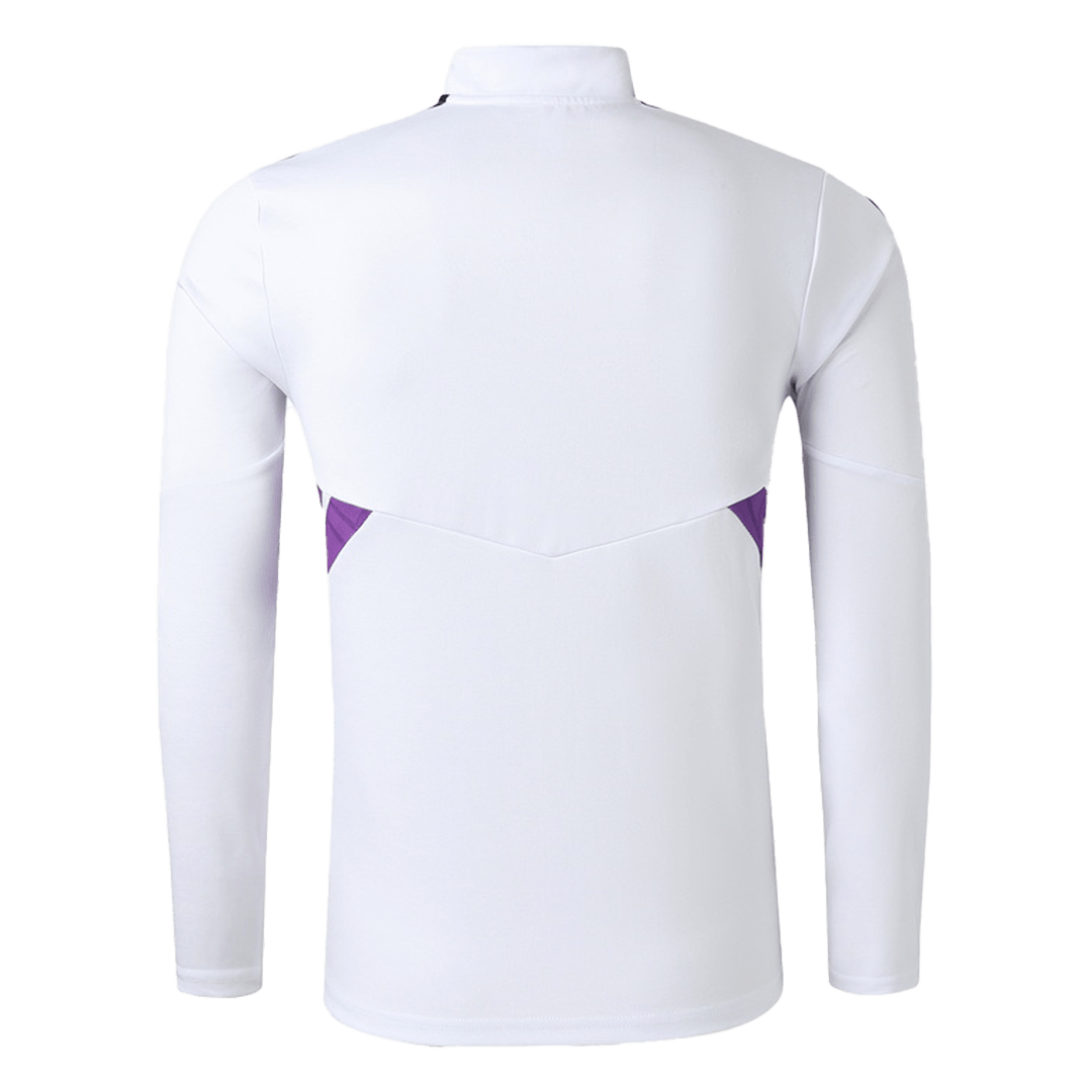 Real Madrid Zipper Sweat Kit(Top+Pants) White 2022/23