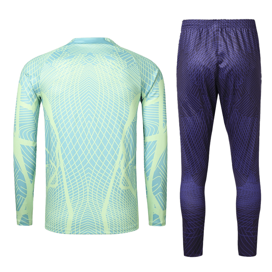 Brazil Training Zipper Sweat Kit(Top+Pants) Green 2022