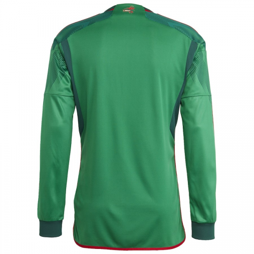 Mexico Jersey Long Sleeve Home World Cup 2022
