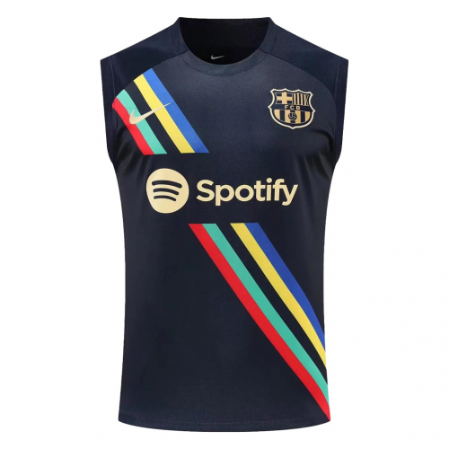 Barcelona Training Vest - Black Replica 2022/23