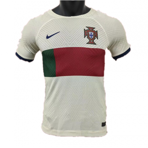 Portugal Soccer Jersey Away (Player Version) World Cup 2022