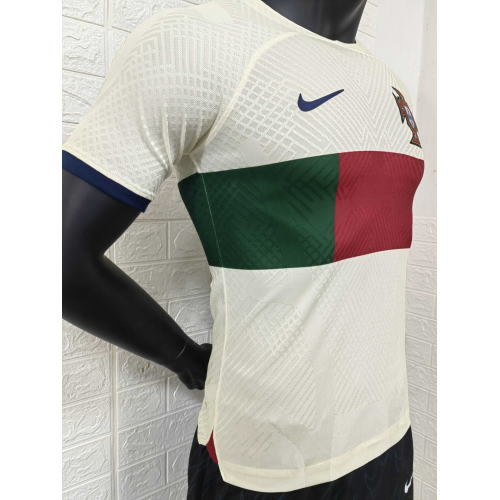 Portugal Soccer Jersey Away (Player Version) World Cup 2022