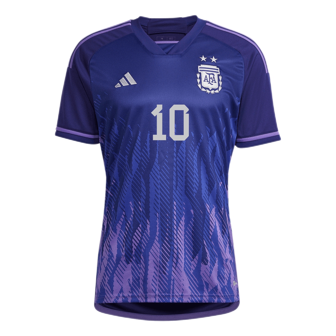 Argentina Messi #10 Jersey Away Replica World Cup 2022