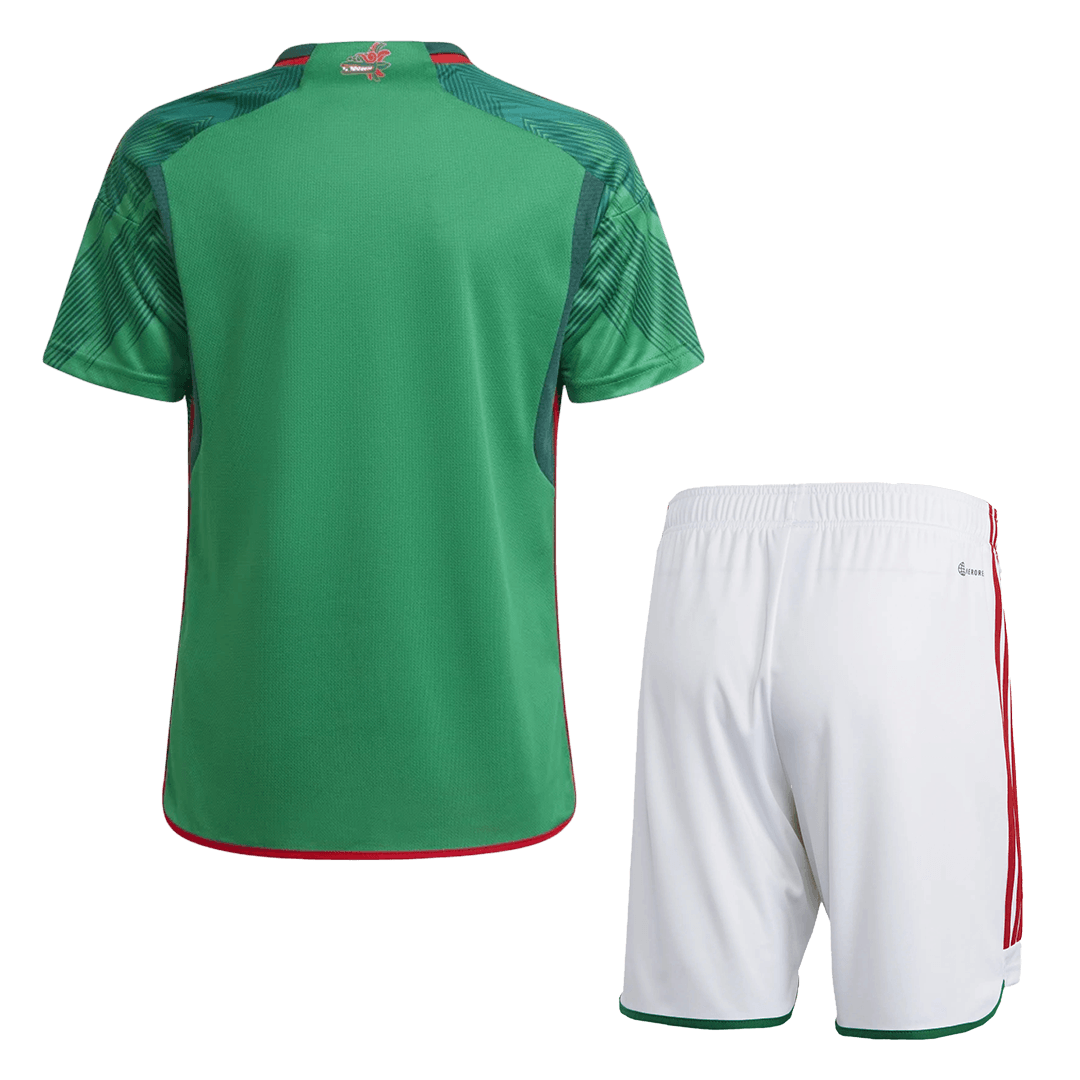 Mexico Jersey Home Kit Jersey+Shorts World Cup 2022