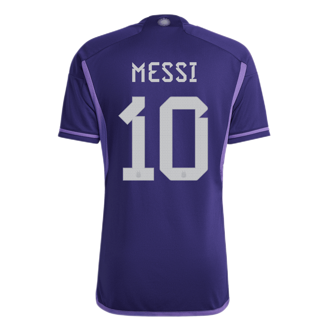 Argentina Messi #10 Jersey Away Replica World Cup 2022