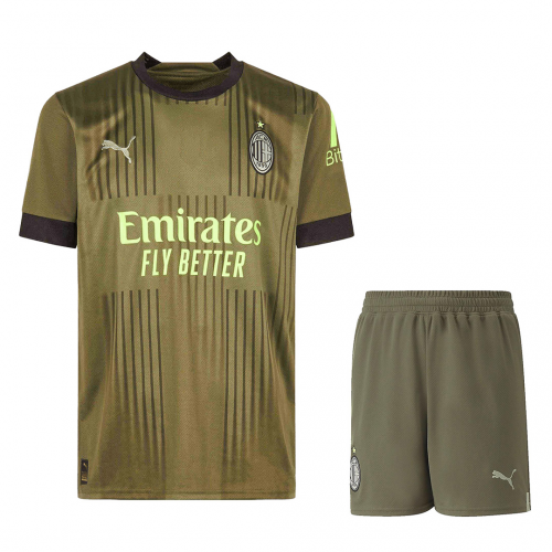 AC Milan Jersey Third Away Kit(Jersey+Shorts) Replica 2022/23