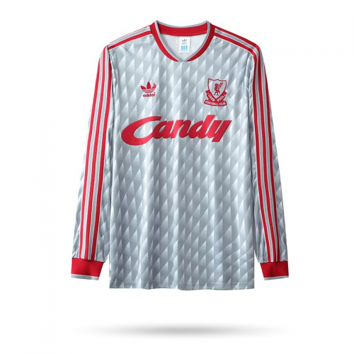 Liverpool Retro Long Sleeve Jersey Away 1989