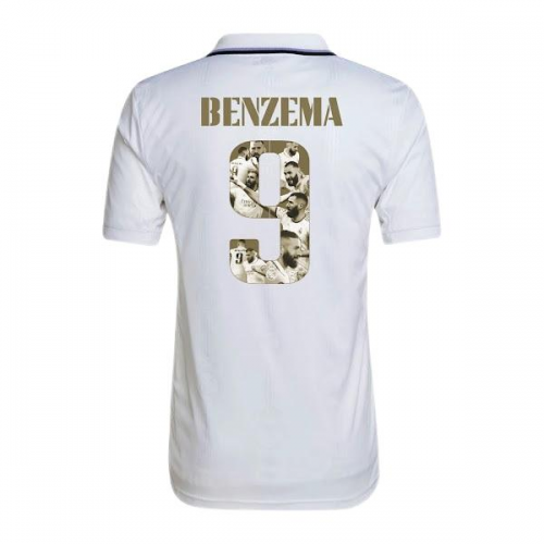 Real Madrid Benzema #9 Ballon d'Or Jersey Home Replica 2022/23