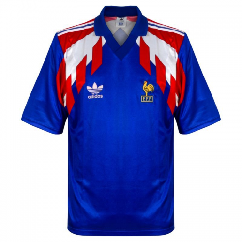 France Retro Jersey Home World Cup 1990