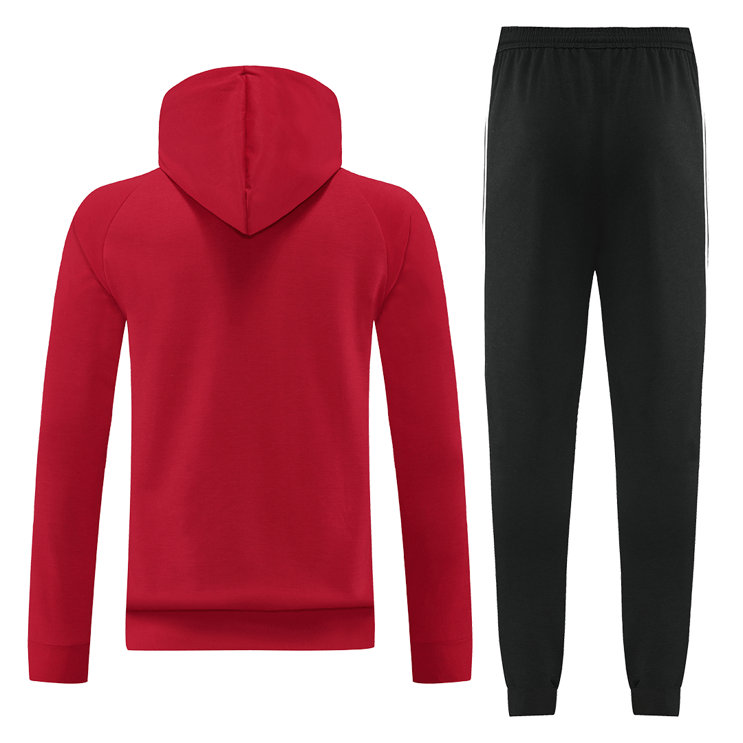 Manchester United Hoodie Sweatshirt Kit(Top+Pants) Red 2022/23