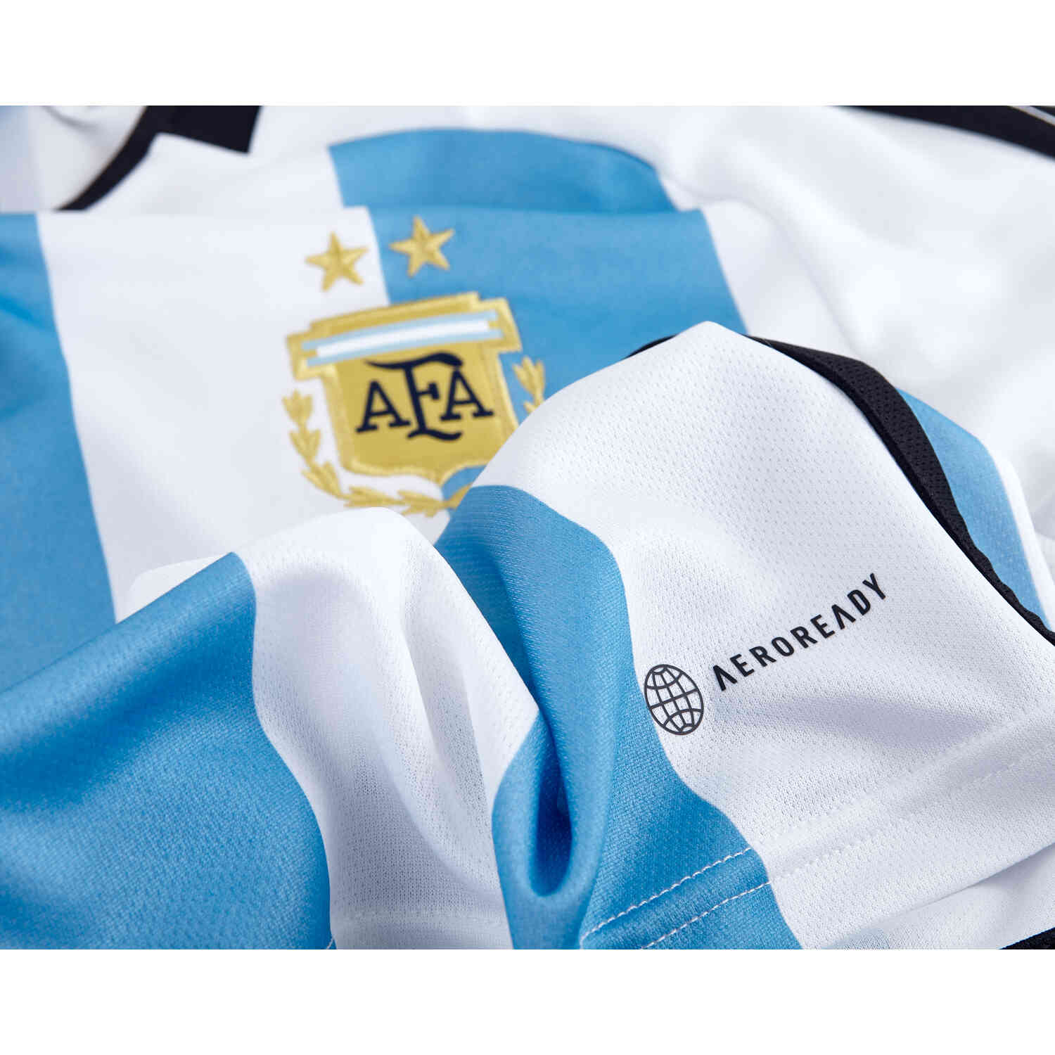 Argentina Messi #10 Home Jersey Replica World Cup 2022
