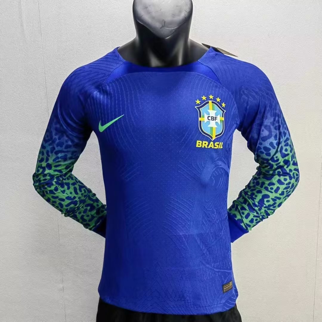 2022 player version Brazil World Cup jersey away – Jnoutlett