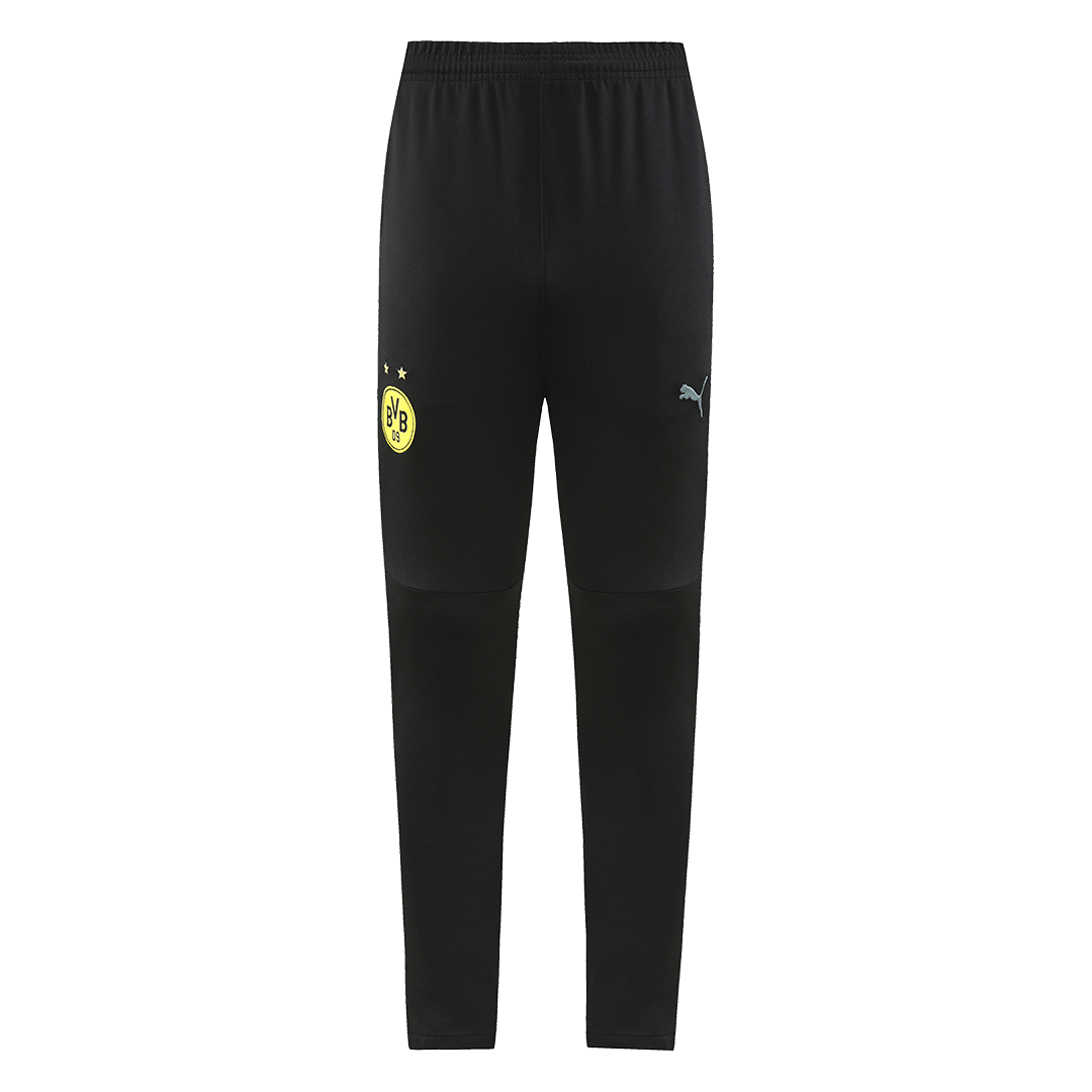 Borussia Dortmund Zipper Sweatshirt Kit(Top+Pants) Gray 2022/23