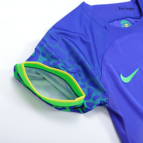 Brazil Soccer Jersey Away Replica World Cup 2022