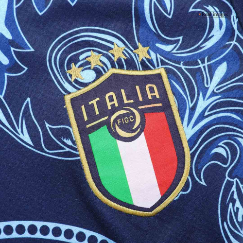 Italy x Versace 2022 Blue Men Soccer Jersey - Zorrojersey