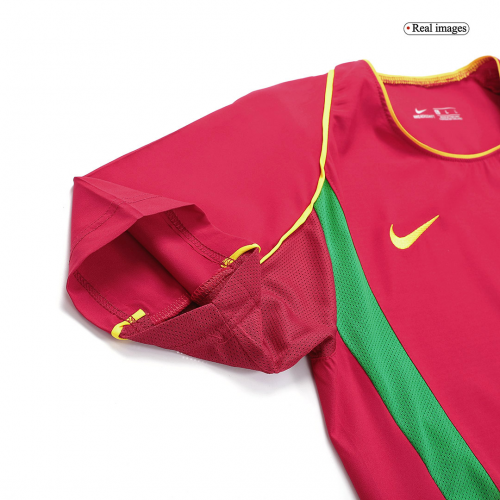 Portugal Retro Home Jersey World Cup 2002