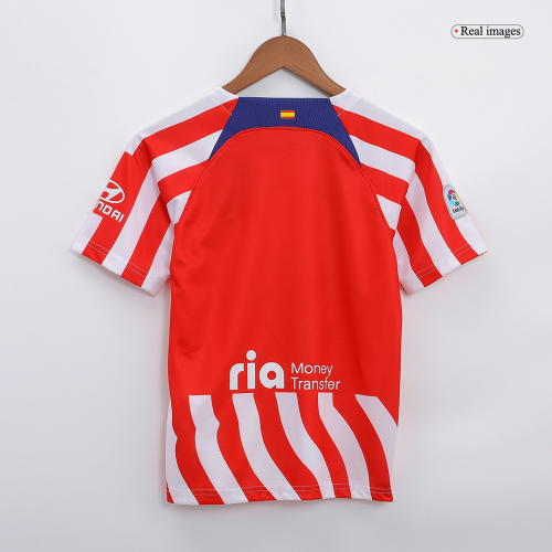 Atletico Madrid Kids Jersey Home Kit(Jersey+Shorts) Replica 2022/23