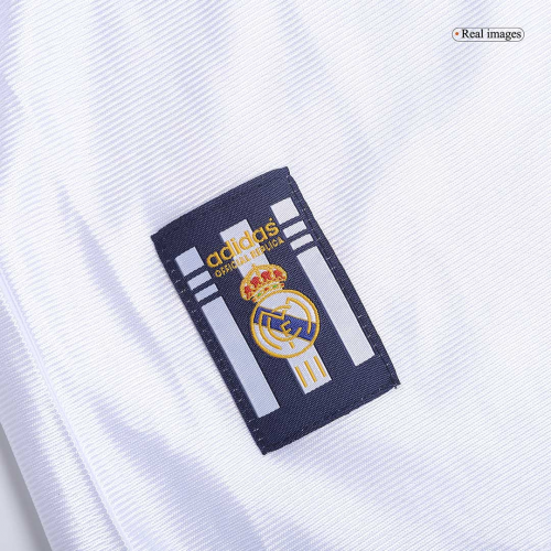Real Madrid Retro Soccer Jersey Long Sleeve 1999/00