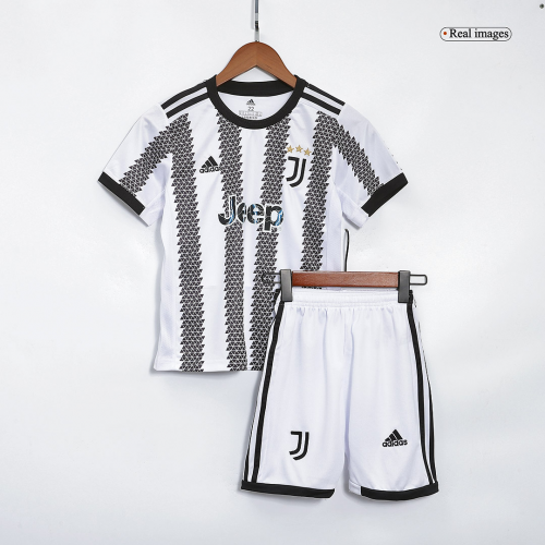 Juventus Kids Jersey Home Kit (Jersey+Shorts) Replica 2022/23