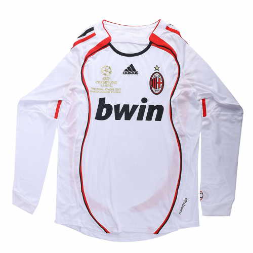 AC MILAN 06/07 Home Jersey-Long Sleeve – Vintage Joint