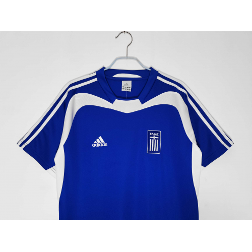 Greece Retro Jersey Home Euro Cup 2004