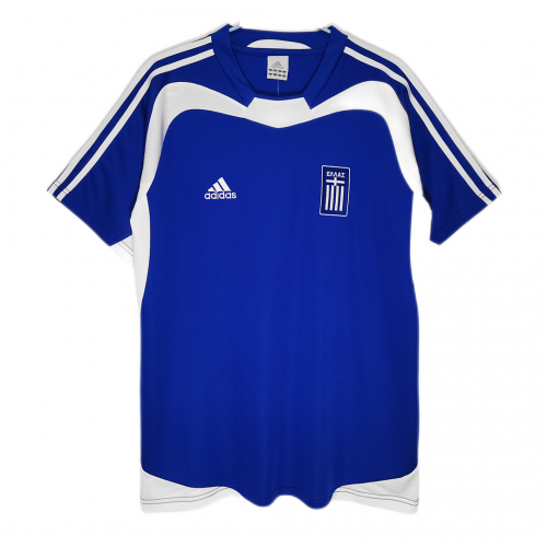 Greece Retro Jersey Home Euro Cup 2004