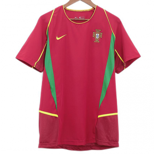 Portugal Retro Home Jersey World Cup 2002