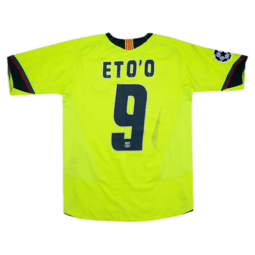 Barcelona ETO'O #9 Retro Jersey Away 2005/06