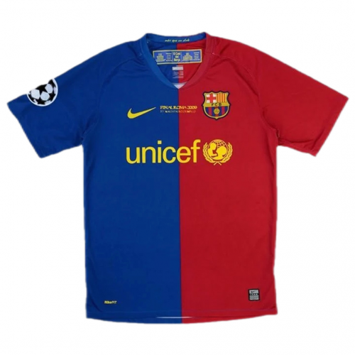 Barcelona Messi #10 UCL Final Retro Jersey Home 2008/09 | MineJerseys