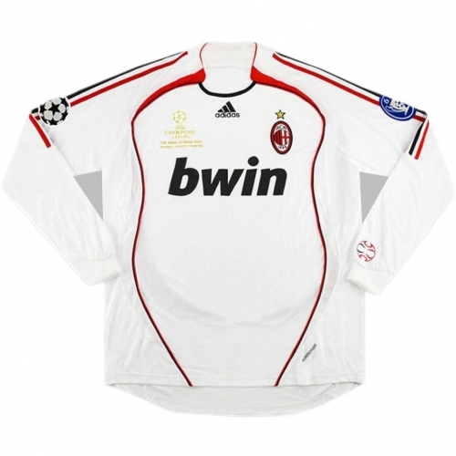 2006-07 AC Milan Away Long Sleeve Retro Jersey