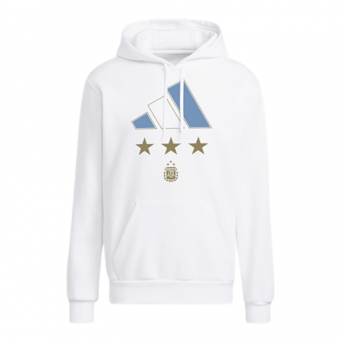 Argentina Messi World Cup Winners Collection Sweater Hoodie White 2022