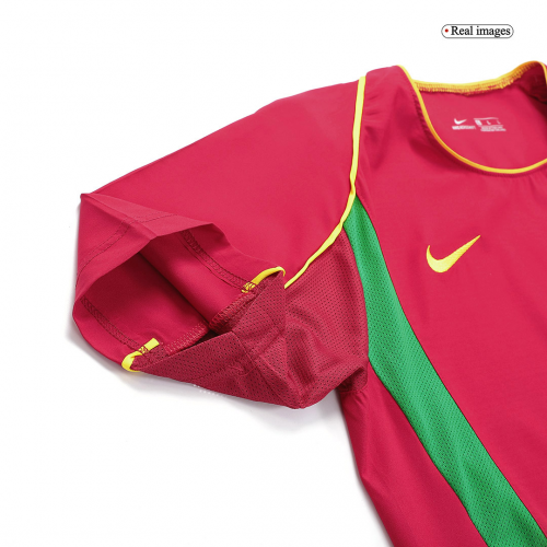 Portugal Figo #7 Retro Jersey Home World Cup 2002