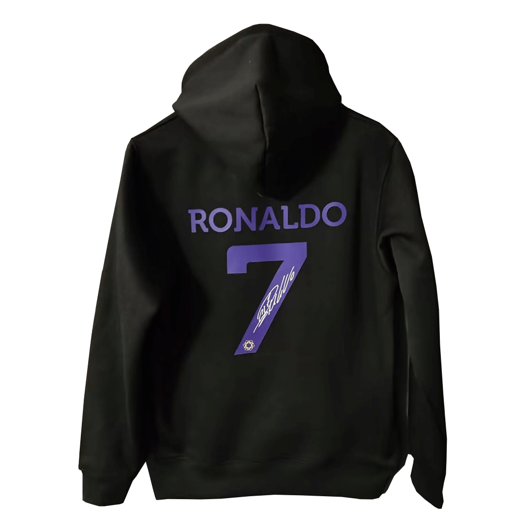 Al Nassr x Ronaldo Sweater Hoodie Black 2022/23