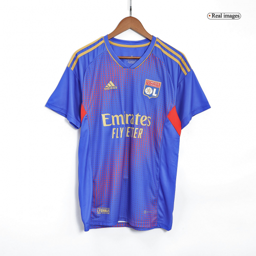 adidas Olympique Lyonnais 23/24 Away Jersey - Blue