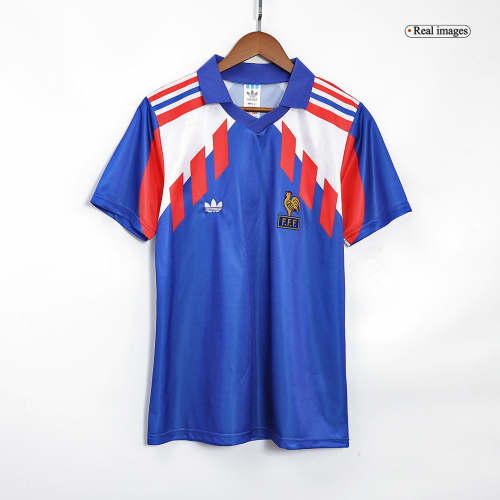 France Retro Jersey Home World Cup 1990