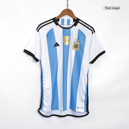 Champions Argentina 3 Stars Home Jersey 2022